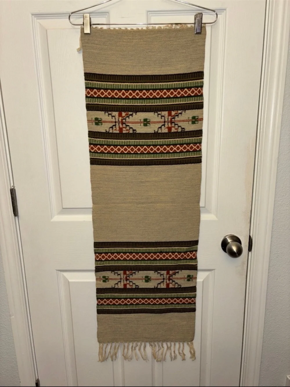 Handmade 40” long table runner